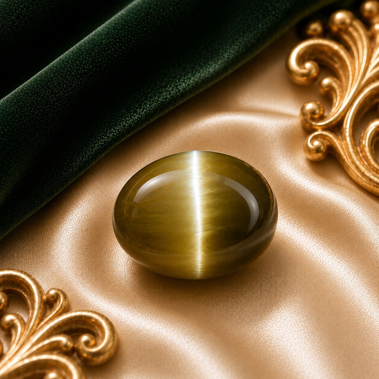 Natural Cat's Eye (Lehsunia)